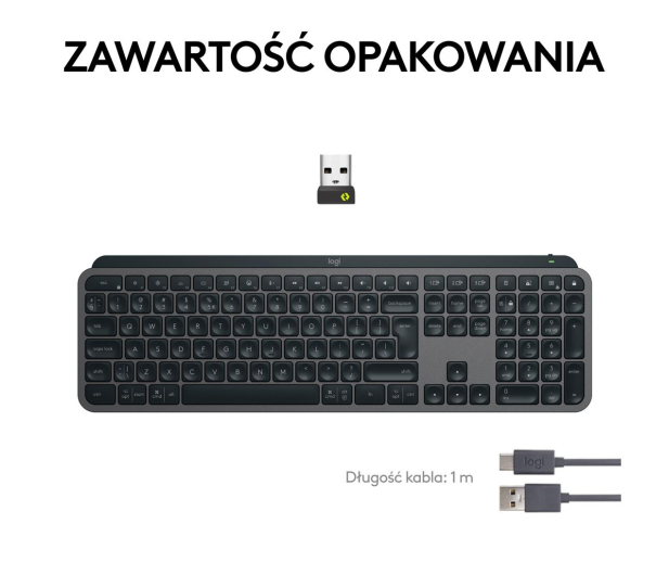 Logitech MX Keys S Grafit - 1145859 - zdjęcie 8